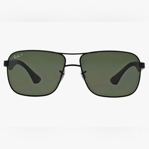 Ray Ban RB3516 Metal Square Sunglasses